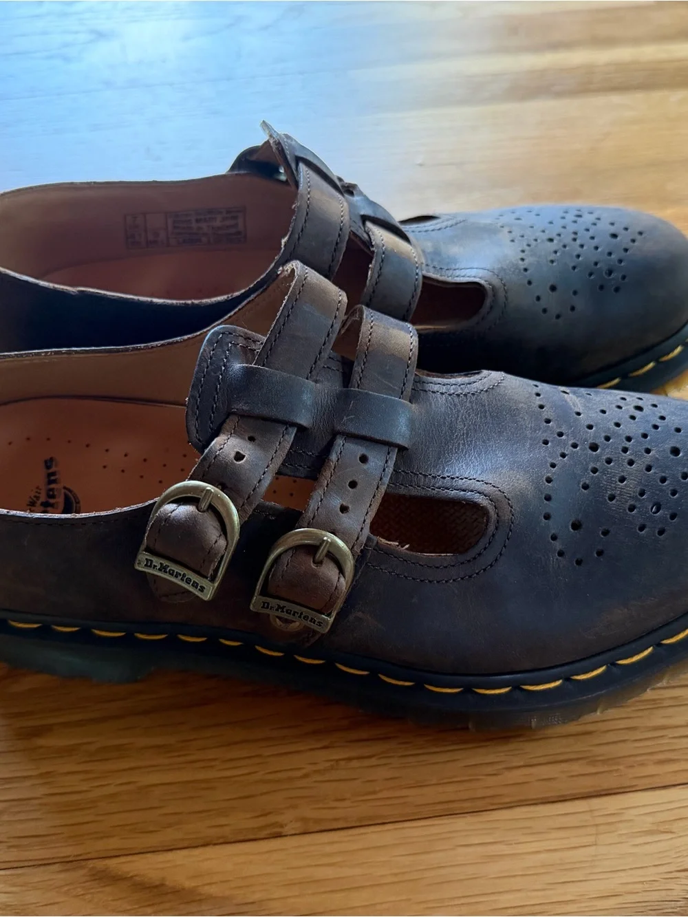 Dr. Martens 8065 Mary Jane Casual Shoe - Dark Brown